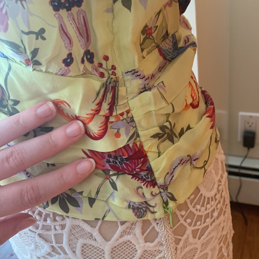 NWT Anthropologie Garden Silk Blouse - Picture 7 of 12